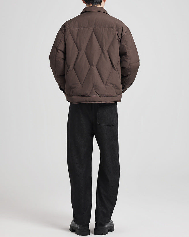 Luxuriöser Jacquard-Dunjacka-Look