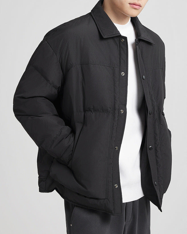 Luxuriöser Jacquard-Dunjacka-Look