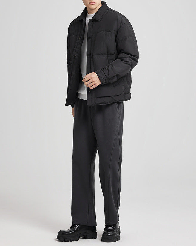 Luxuriöser Jacquard-Dunjacka-Look