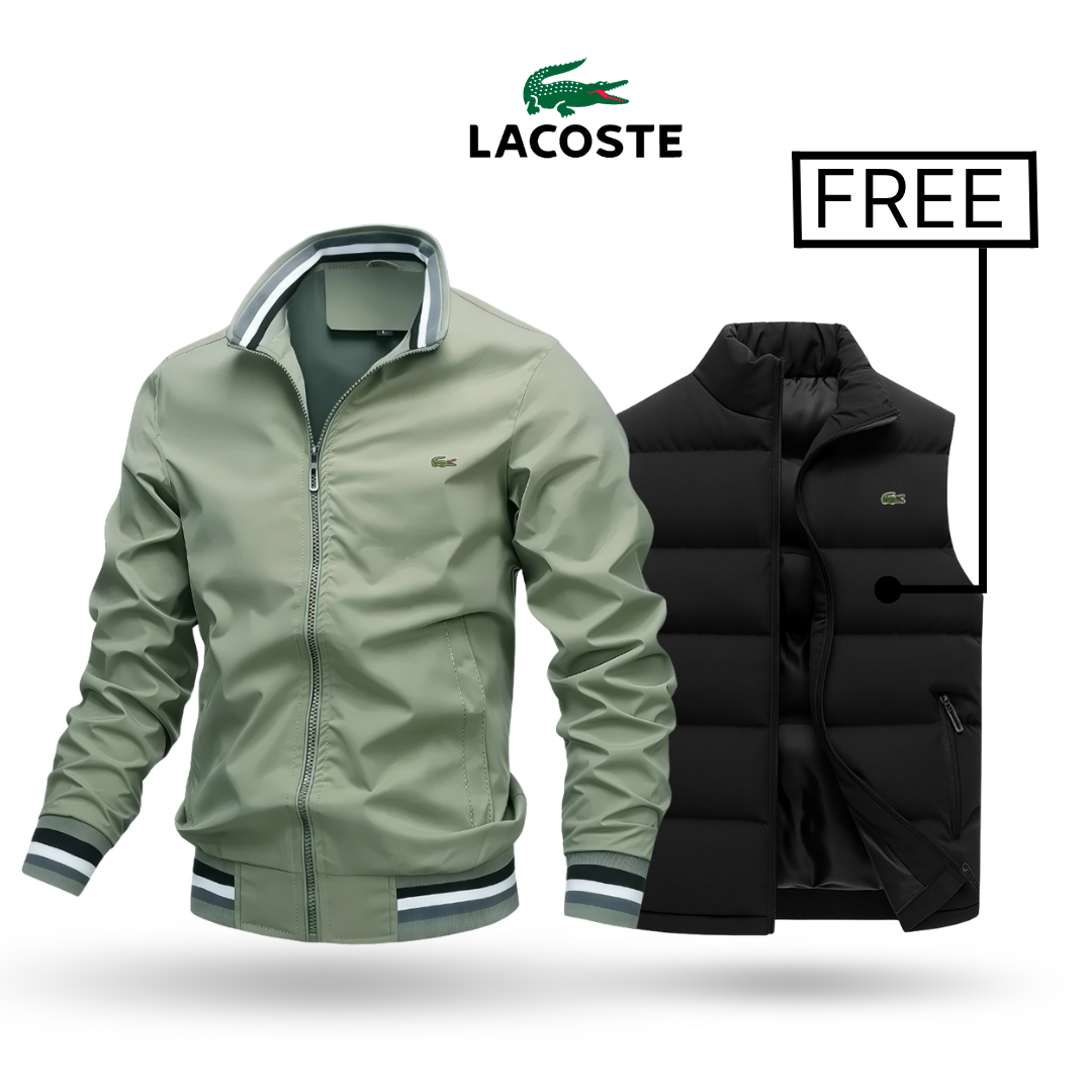 LACOSTE | Premium Jacke + Stylische Weste GRATIS