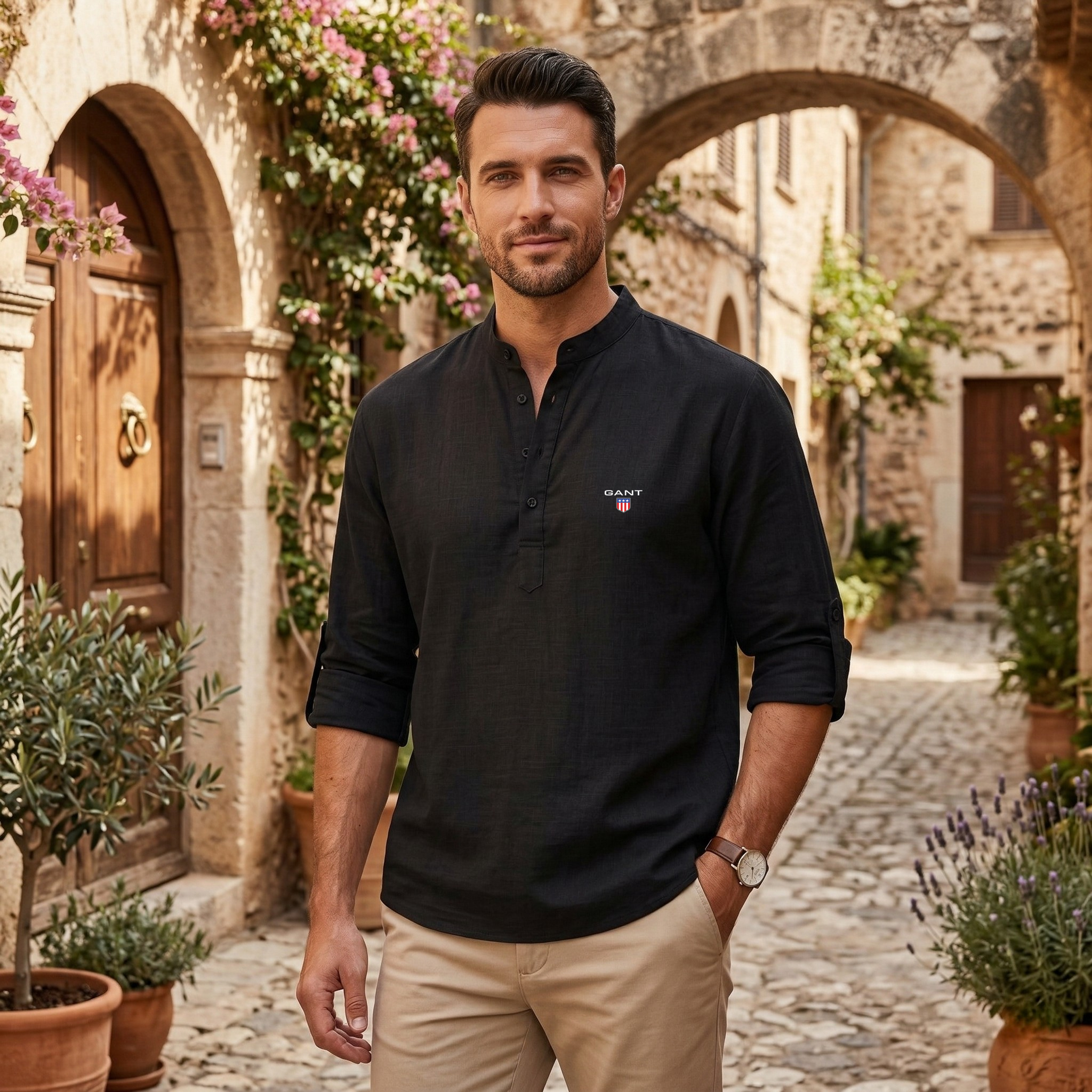 GANT® Freizeit-Henley-Shirt