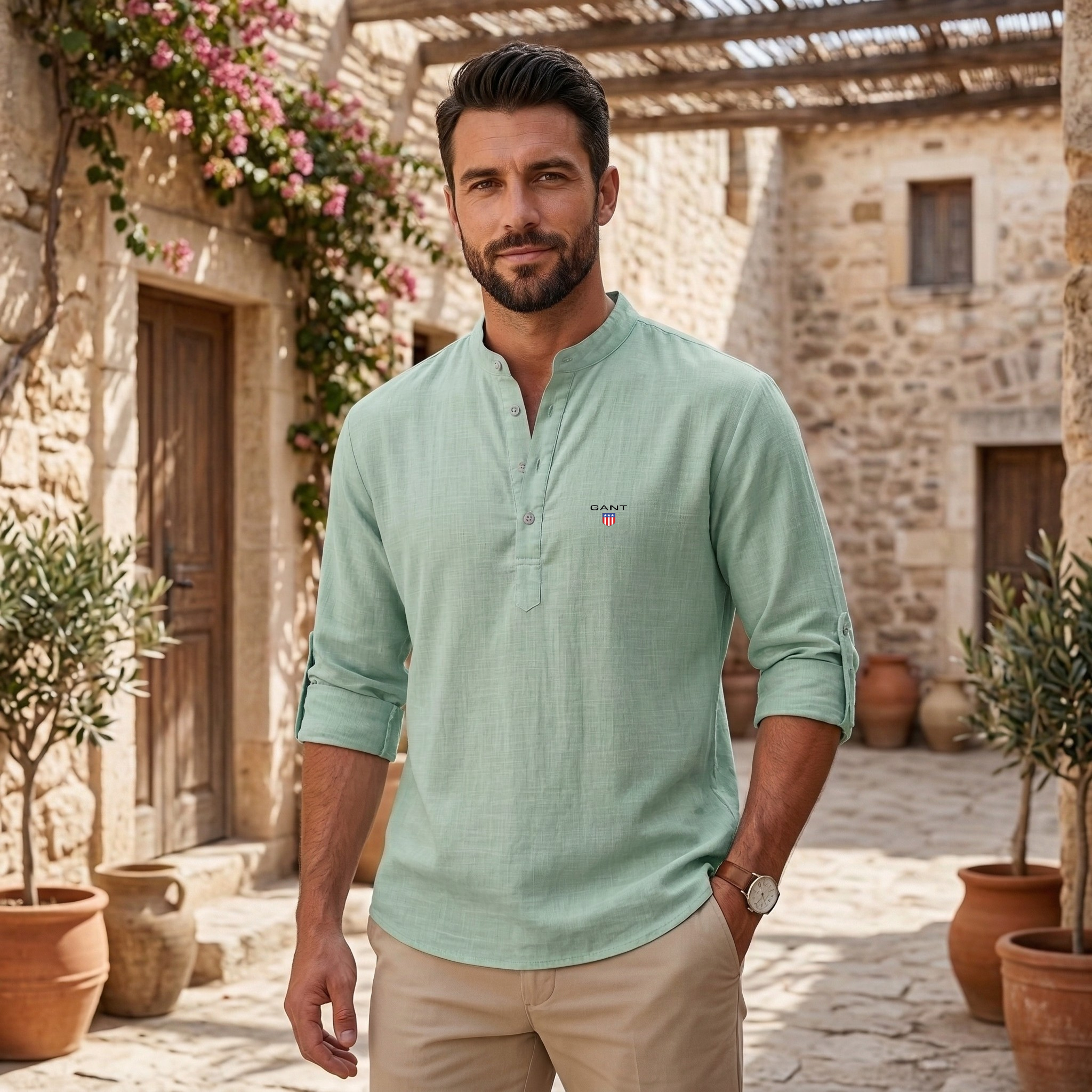GANT® Freizeit-Henley-Shirt