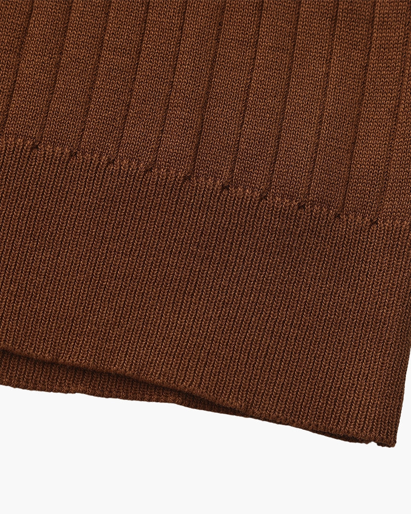 Hochwertiges geriptes Poloshirt