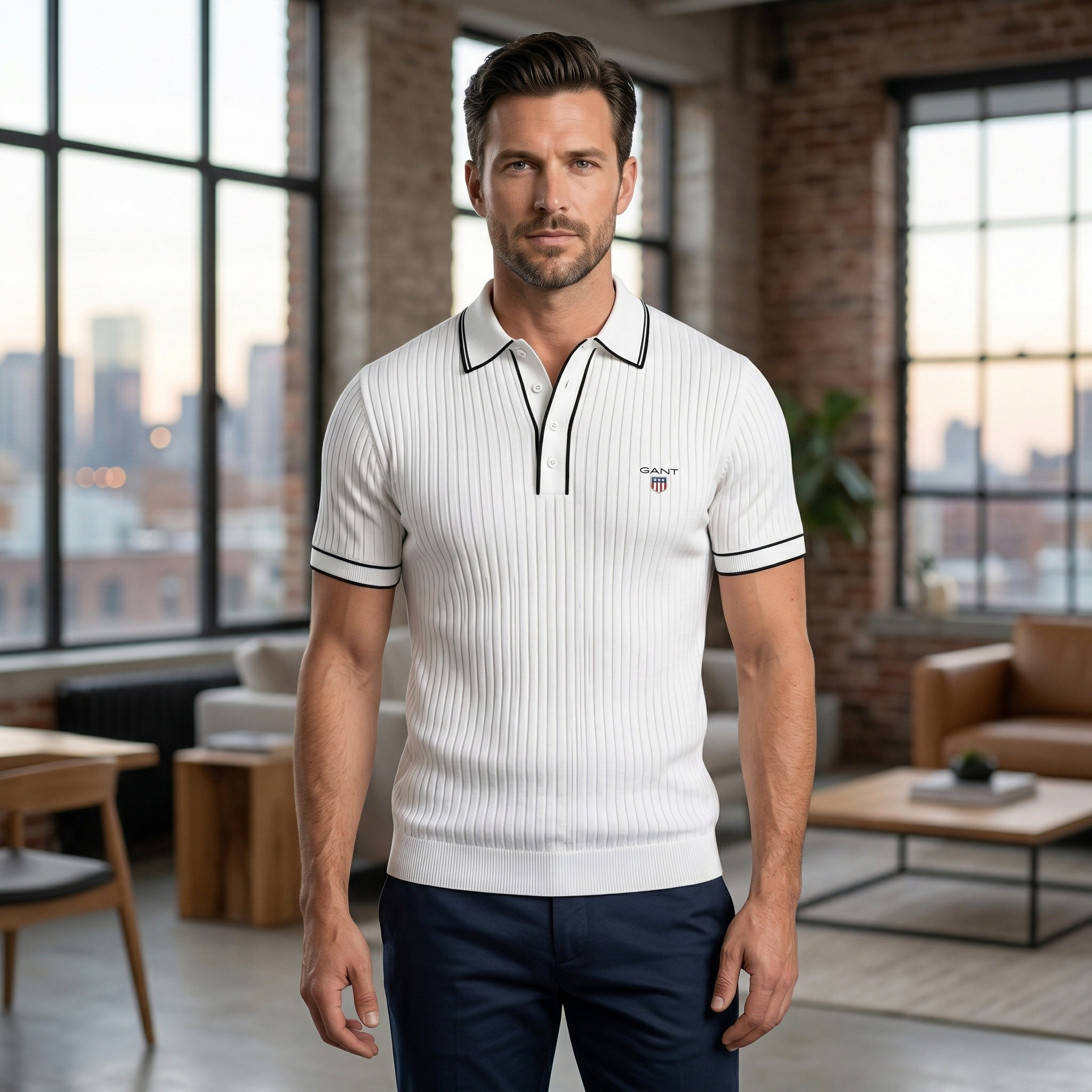 GANT® Ribattu Strickspitze