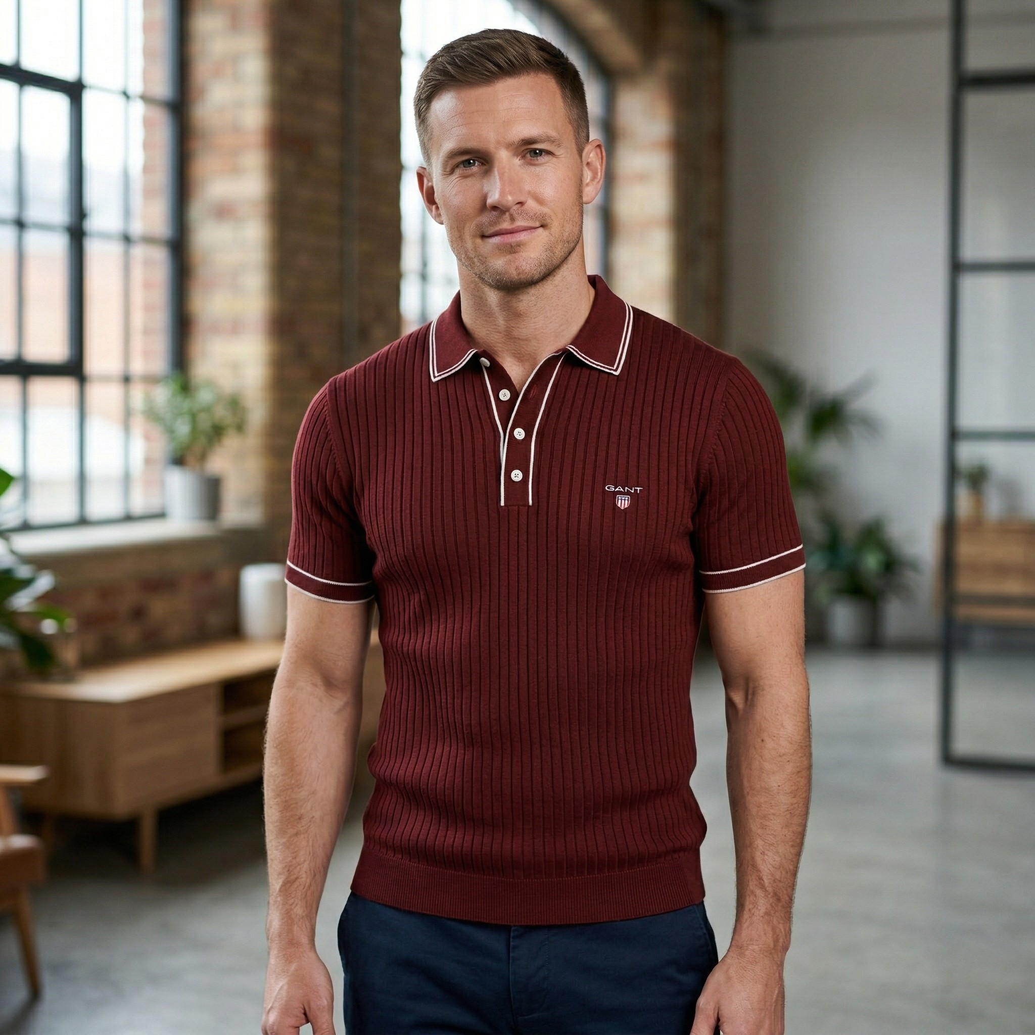 GANT® Ribattu Strickspitze
