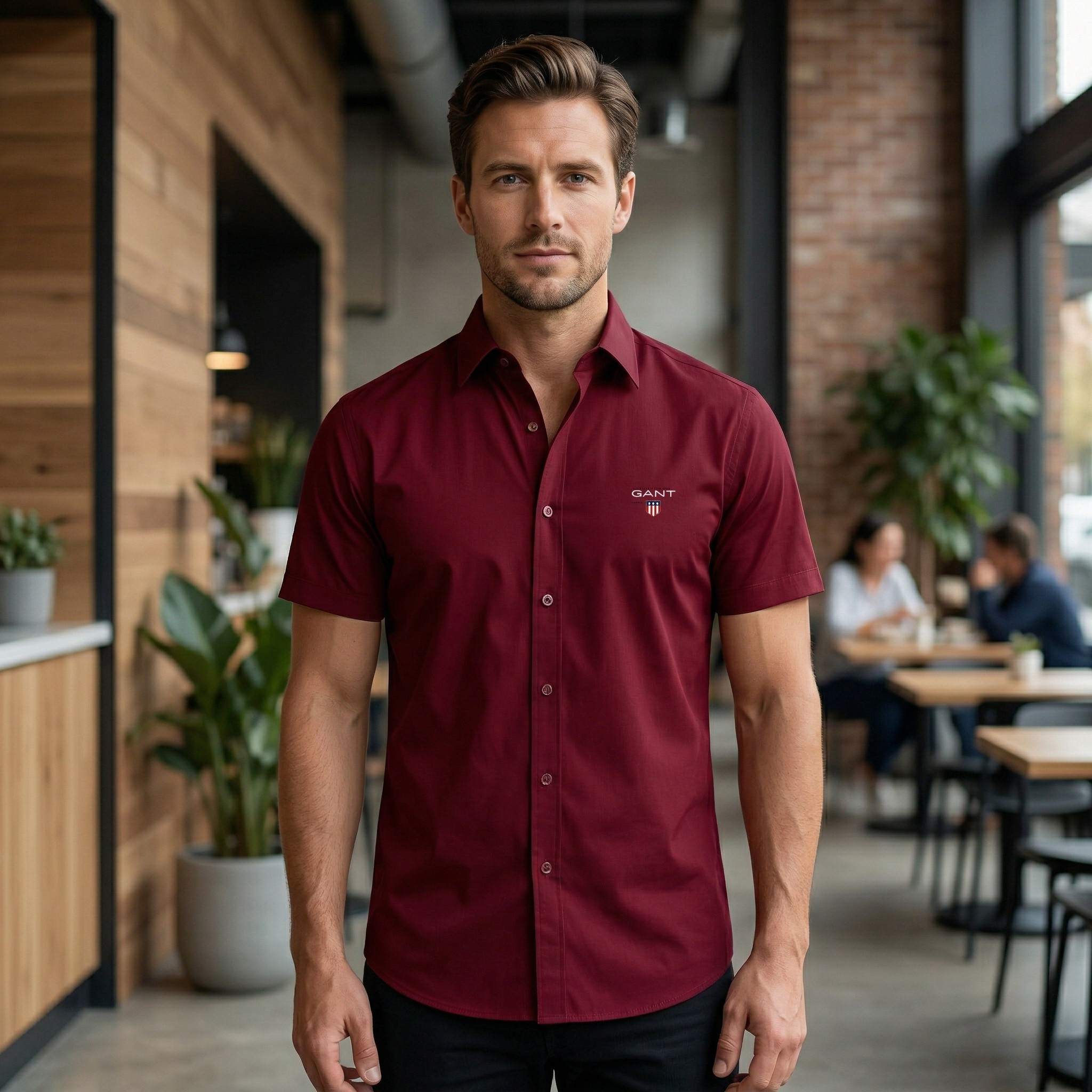GANT® Lyhythihainen Kauluspaita
