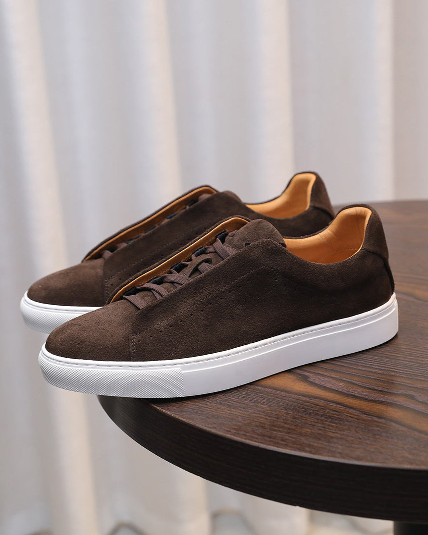 Softey Suede Low Lenkkarit - ruskeat