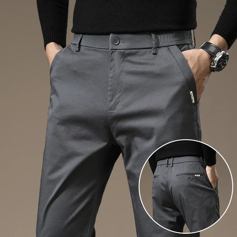 Slim-Fit-Hose aus Puhdasta-Baumwolle