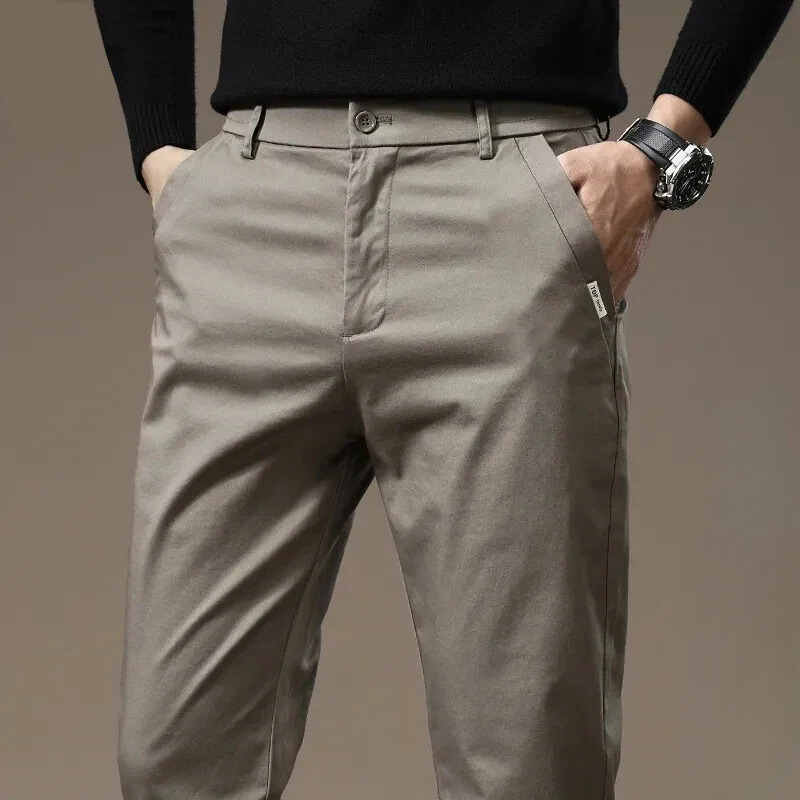 Slim-Fit-Hose aus Puhdasta-Baumwolle