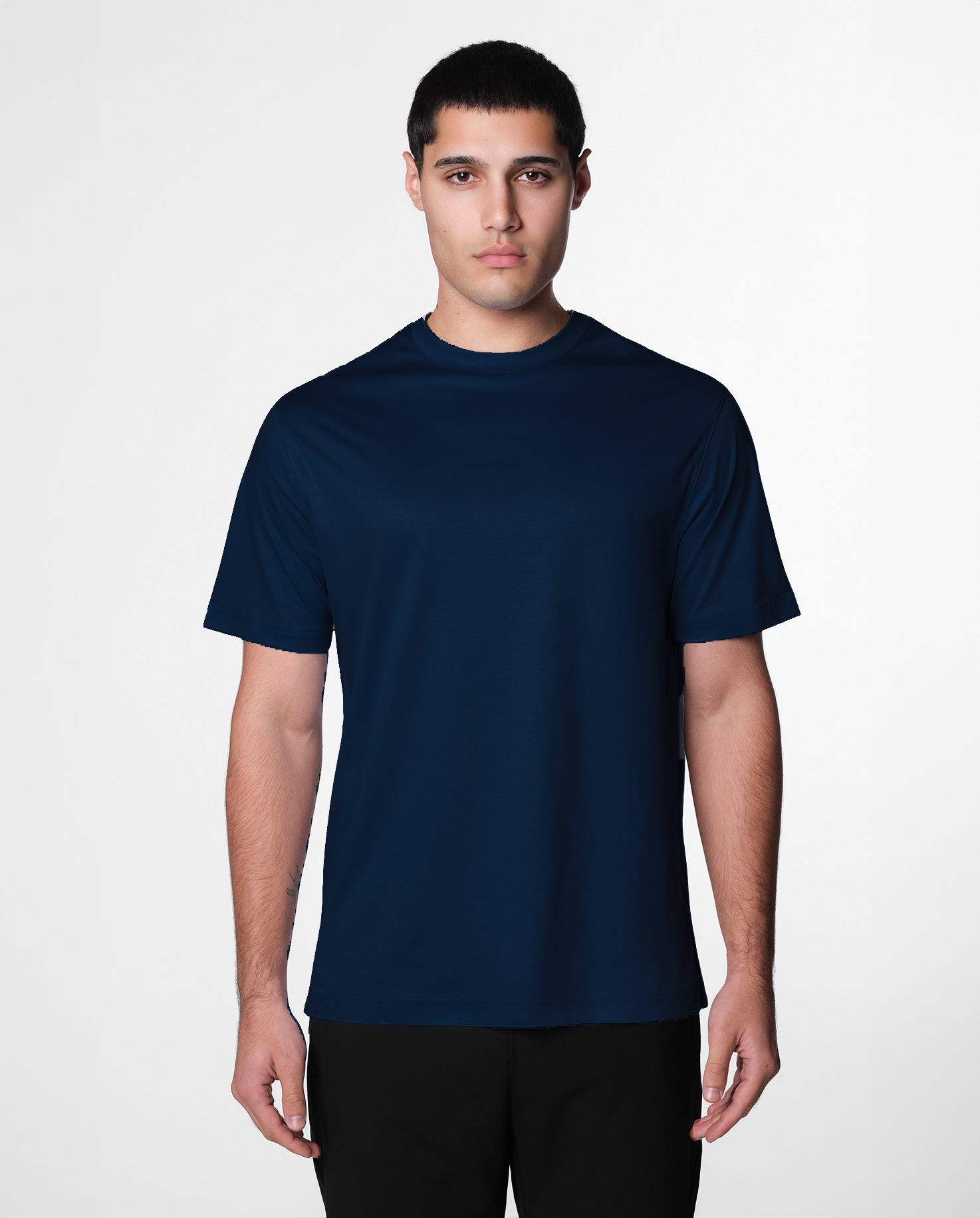 LYXIG T-SHIRT - MARINBLÅ