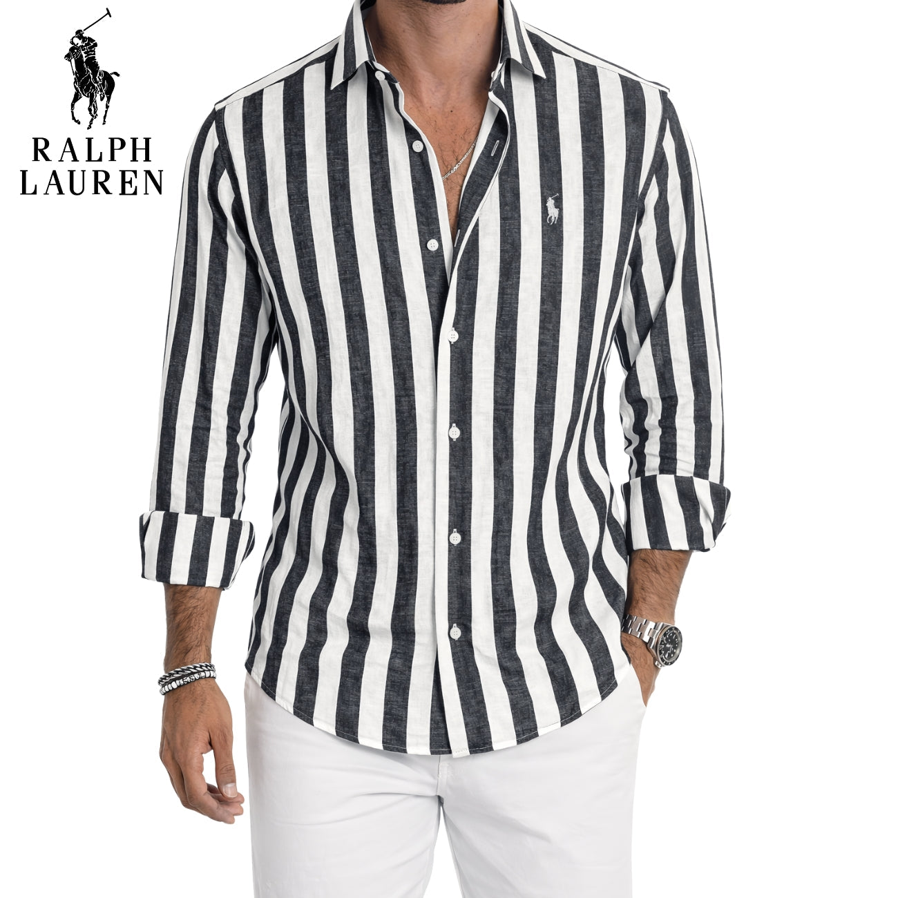 Premium Raidlinen Casual Paita