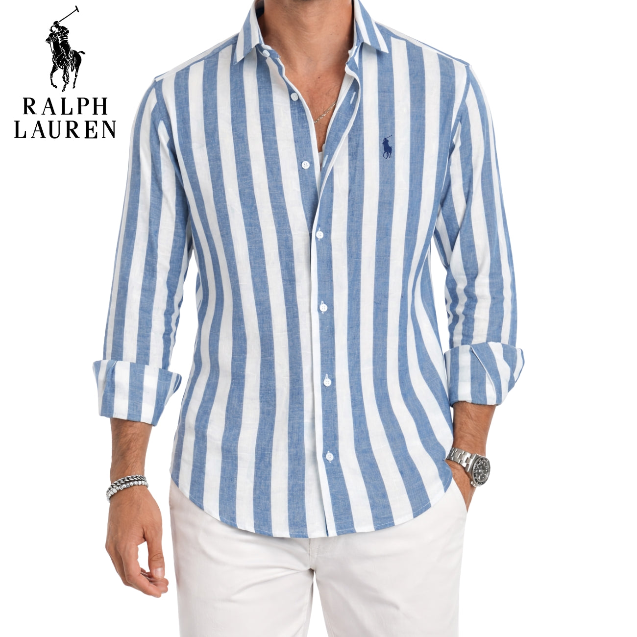 Premium Raidlinen Casual Paita