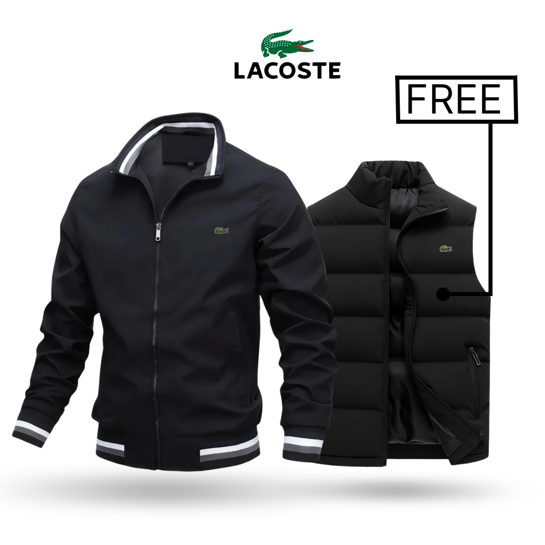 LACOSTE | Premium Jacke + Stylische Weste GRATIS