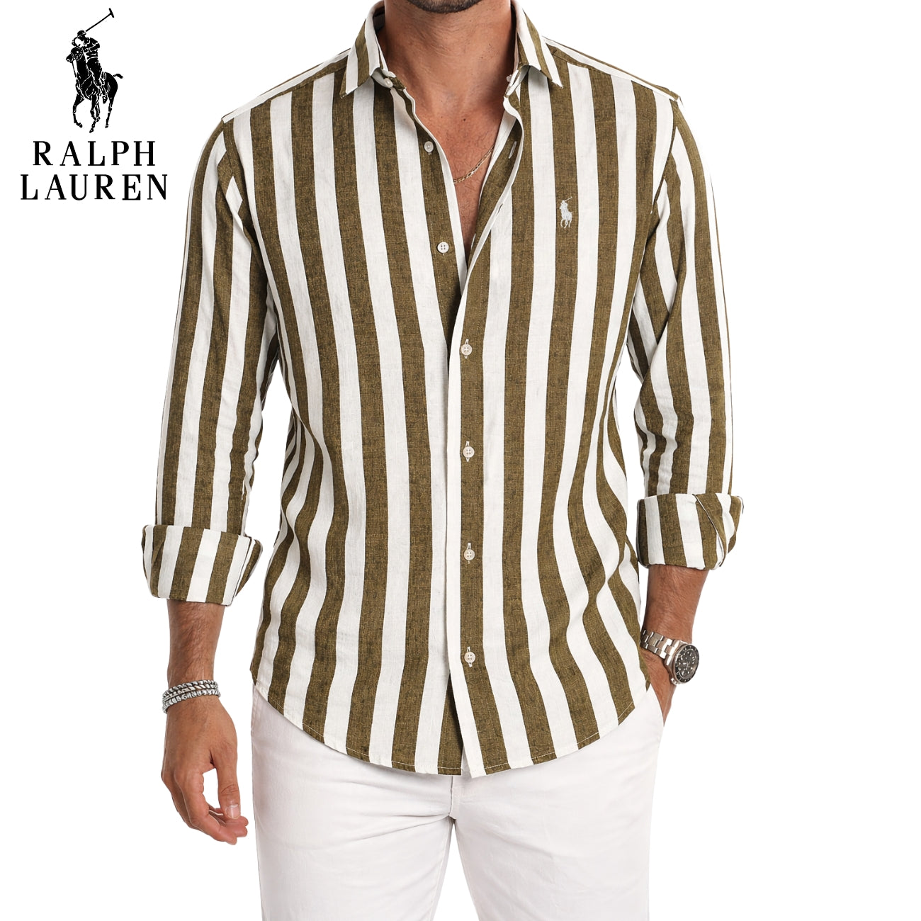 Premium Raidlinen Casual Paita