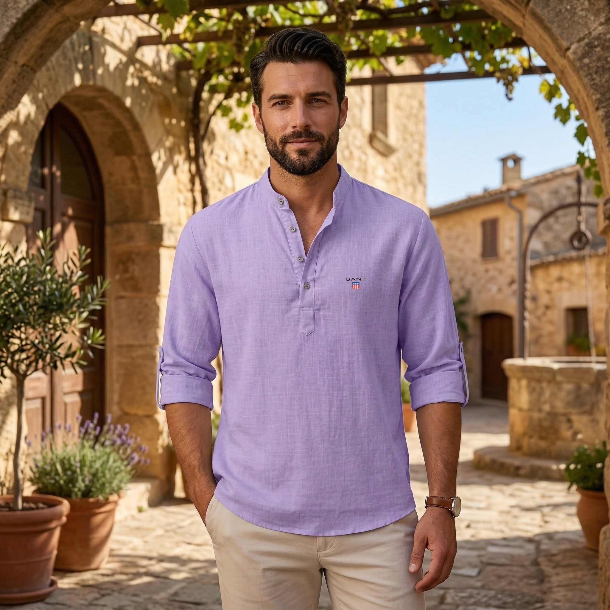 GANT® Freizeit-Henley-Shirt