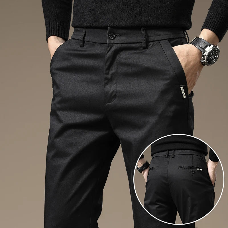 Slim-Fit-Hose aus Puhdasta-Baumwolle
